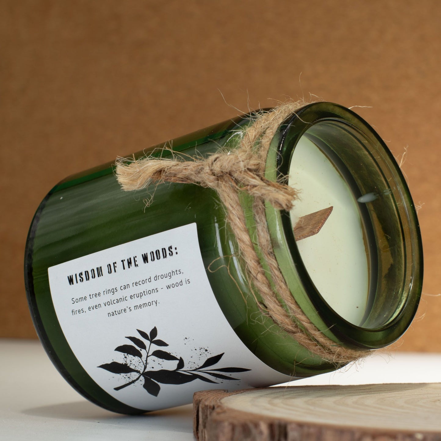 Espelma de soja Greenman Woodwick - Sàlvia i Fusta de Menta