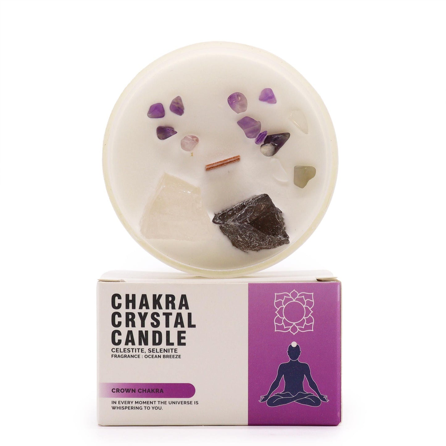Espelmes de Cristall de Chakra - Chakra del Coronari