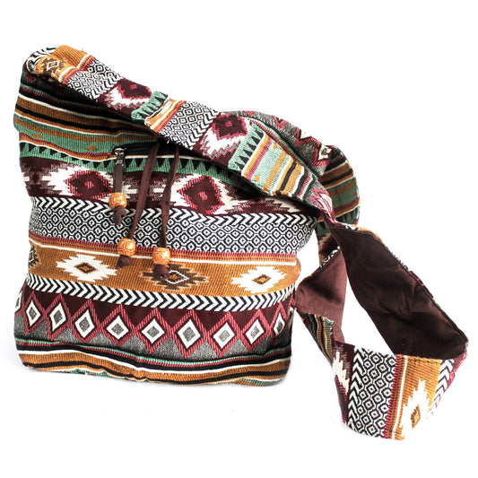 Bossa jacquard – bossa d'estudiant color xocolata