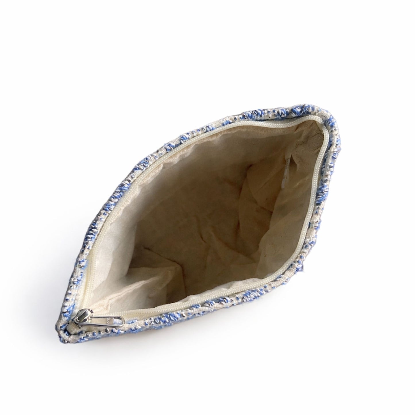 Nomad Sari Indian Jacquard Necesser - Indigo Echo