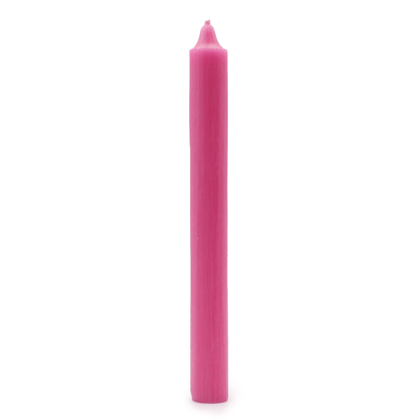 Espelmes a Granel de Color Sòlid - Rosa Fosc Rústic - Paquet de 10