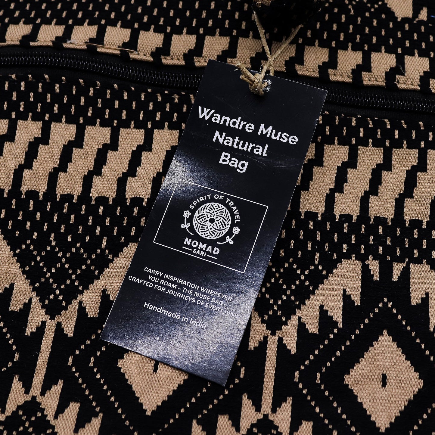 Bosses Jacquard Naturals – Telar del Desierto – Bossa Musa Viatgera