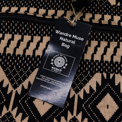 Bosses Jacquard Naturals – Telar del Desierto – Bossa Musa Viatgera