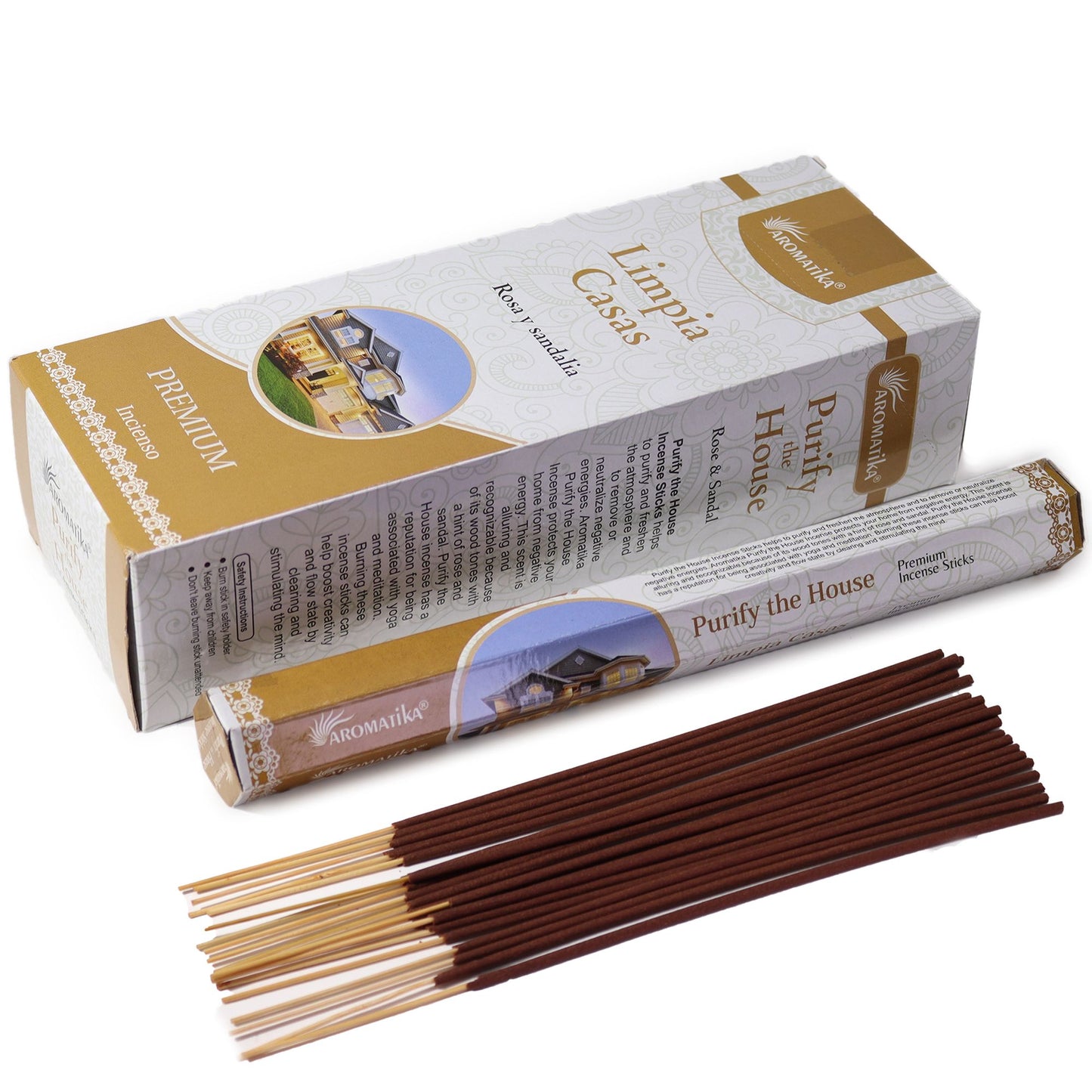 Incienso Hexagonal sin carbón Aromatika - Purifica tu hogar