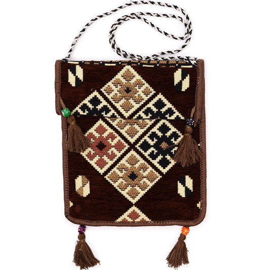 Bossa bandolera de festival Kilim de xocolata