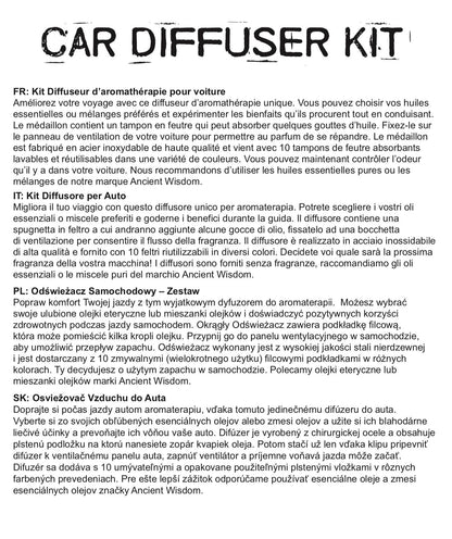 Kit difusor para coche - Árbol de la vida - 30mm