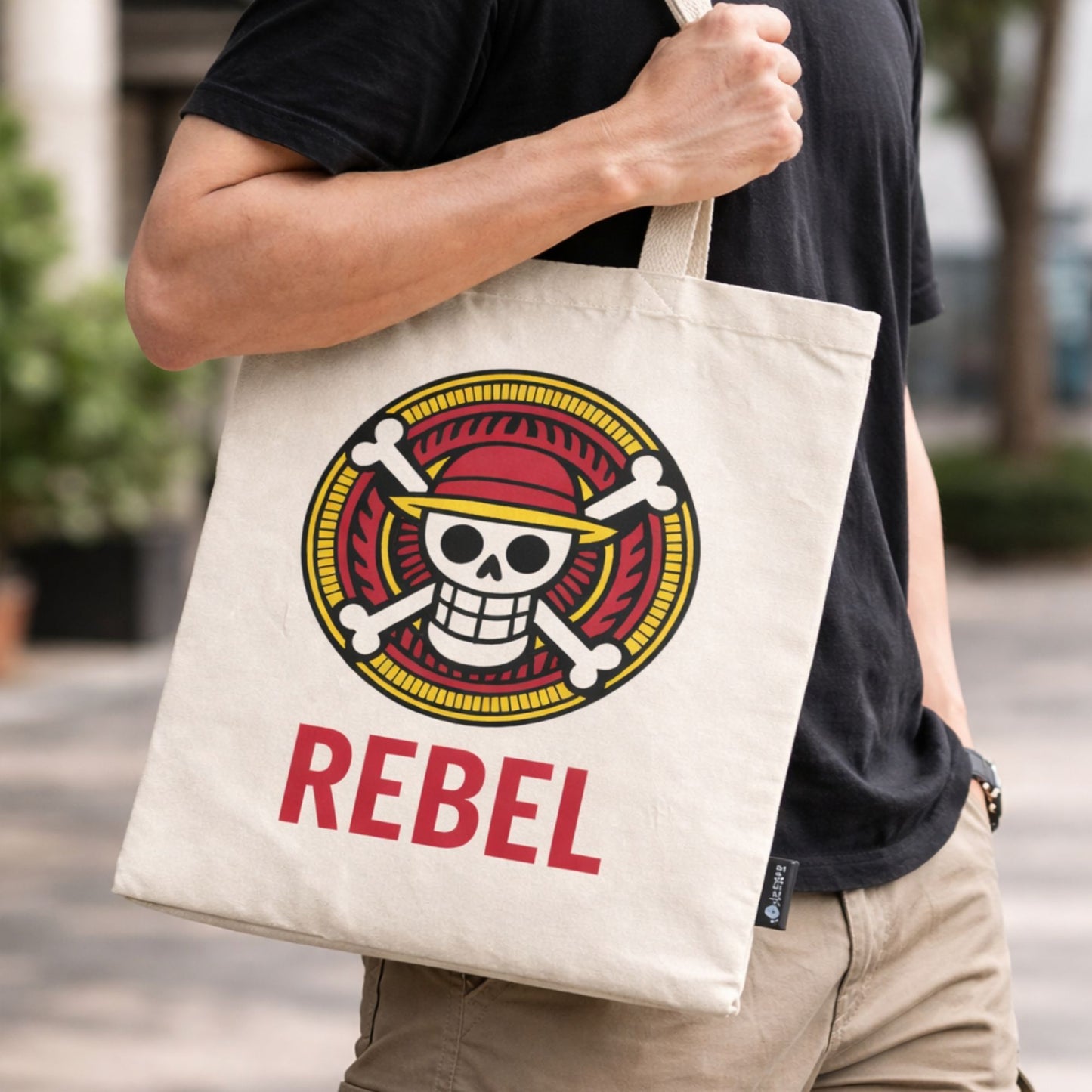 Bossa Tote Bàsica Icònica Nomad Sari - REBEL - Natural 4oz