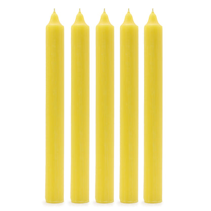Espelmes a Granel de Color Sòlid - Llimona Rústica - Paquet de 10