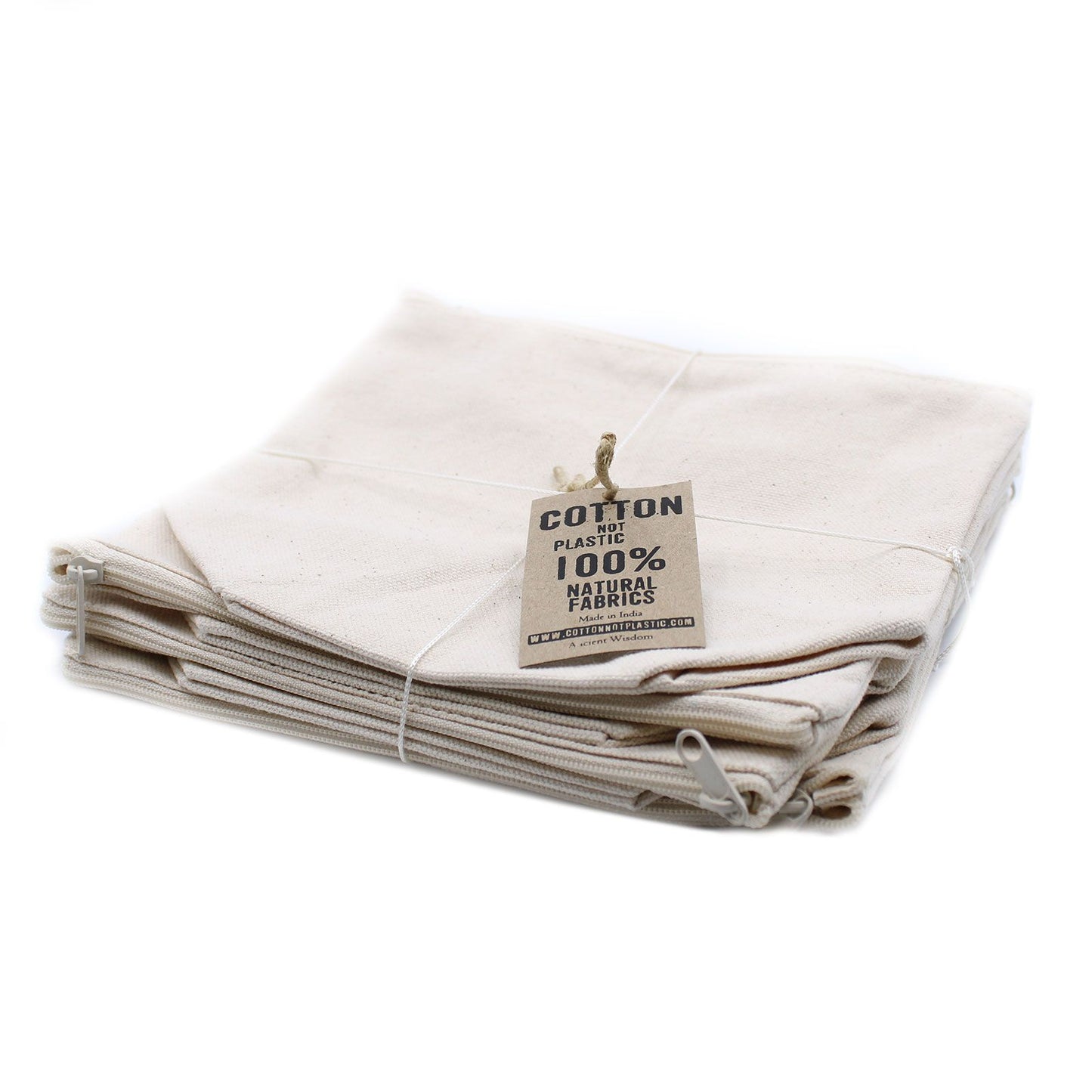 Necesser Cotó Natural 10 oz - bossa mitjana