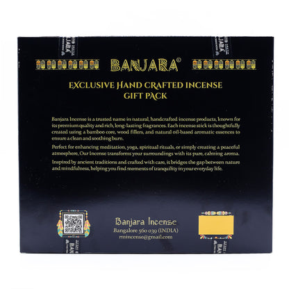 Banjara Palitos de Palo Santo para sahumar - Juego de 6 - Caja