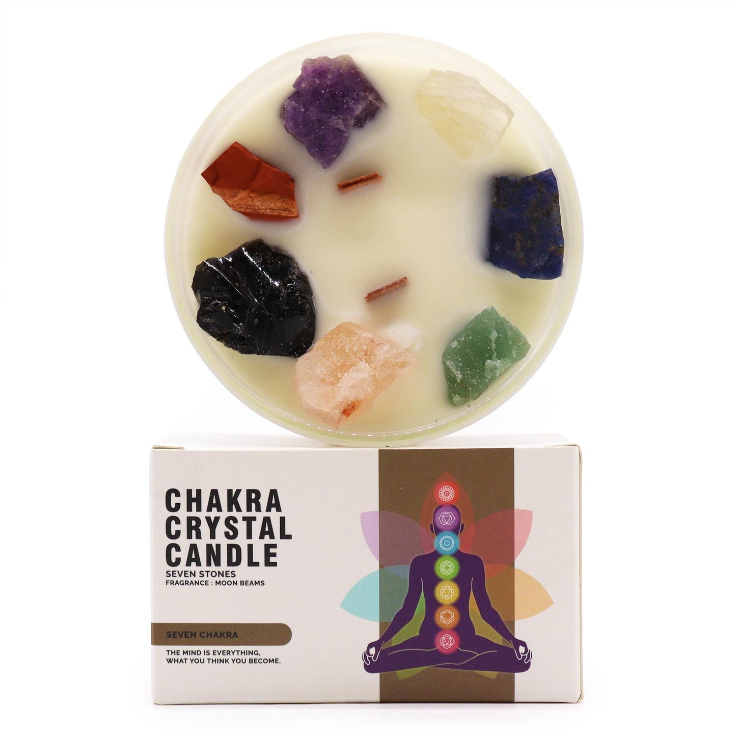 Espelmes de Cristall de Chakra - Set xacres