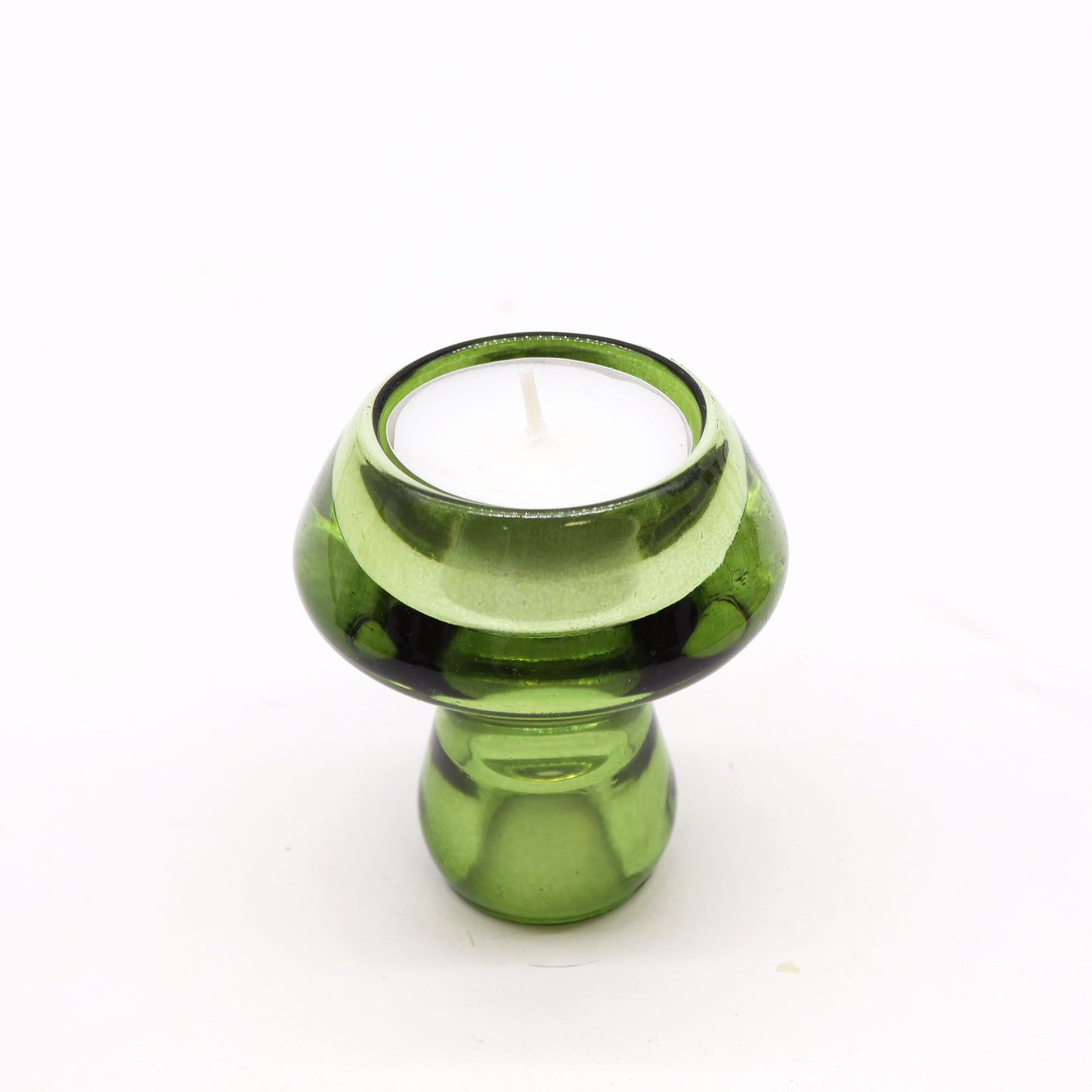 Portespirits reversible amb disseny de bolet per a sopar / espelma de te - Jardí de Jade
