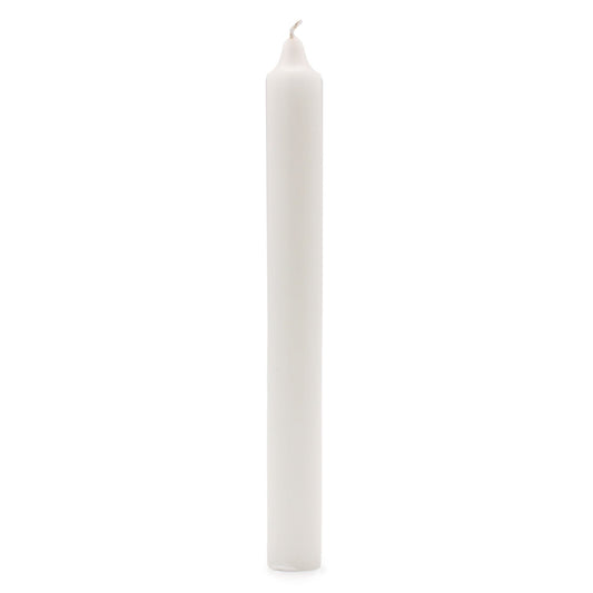 Espelmes a granel de color sòlid - Blanc Rústic - Paquet de 10