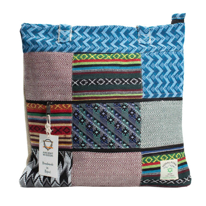 Bossa Tote Patchwork de Katmandú - Disseny Dhaka (37x38 cm)