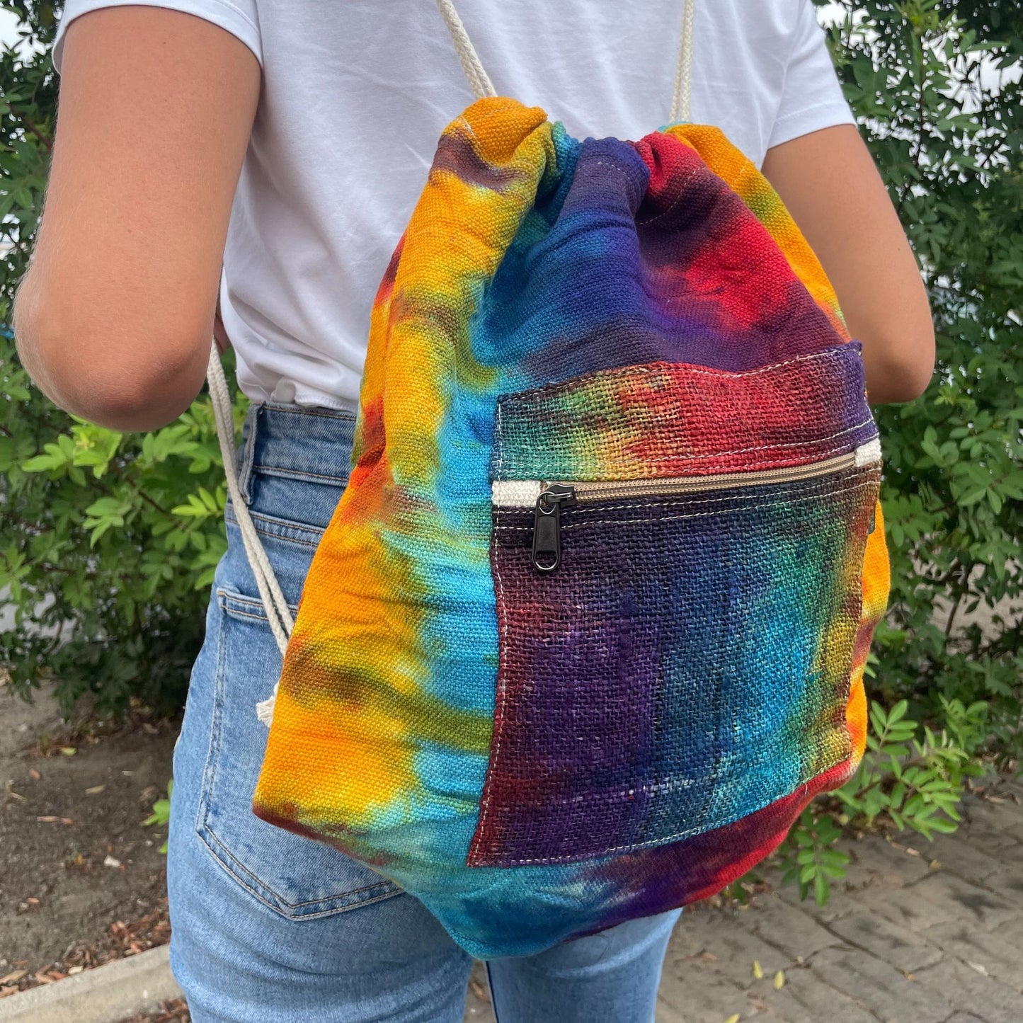 Bossa de corda de cànem Tiedye