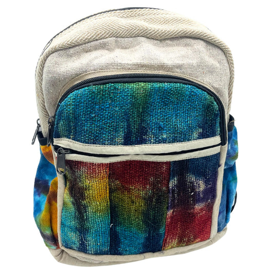 Motxilla mitjana de cànem Tiedye sense estampat