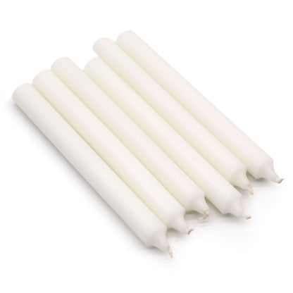 Espelmes a granel de color sòlid - Blanc Rústic - Paquet de 10