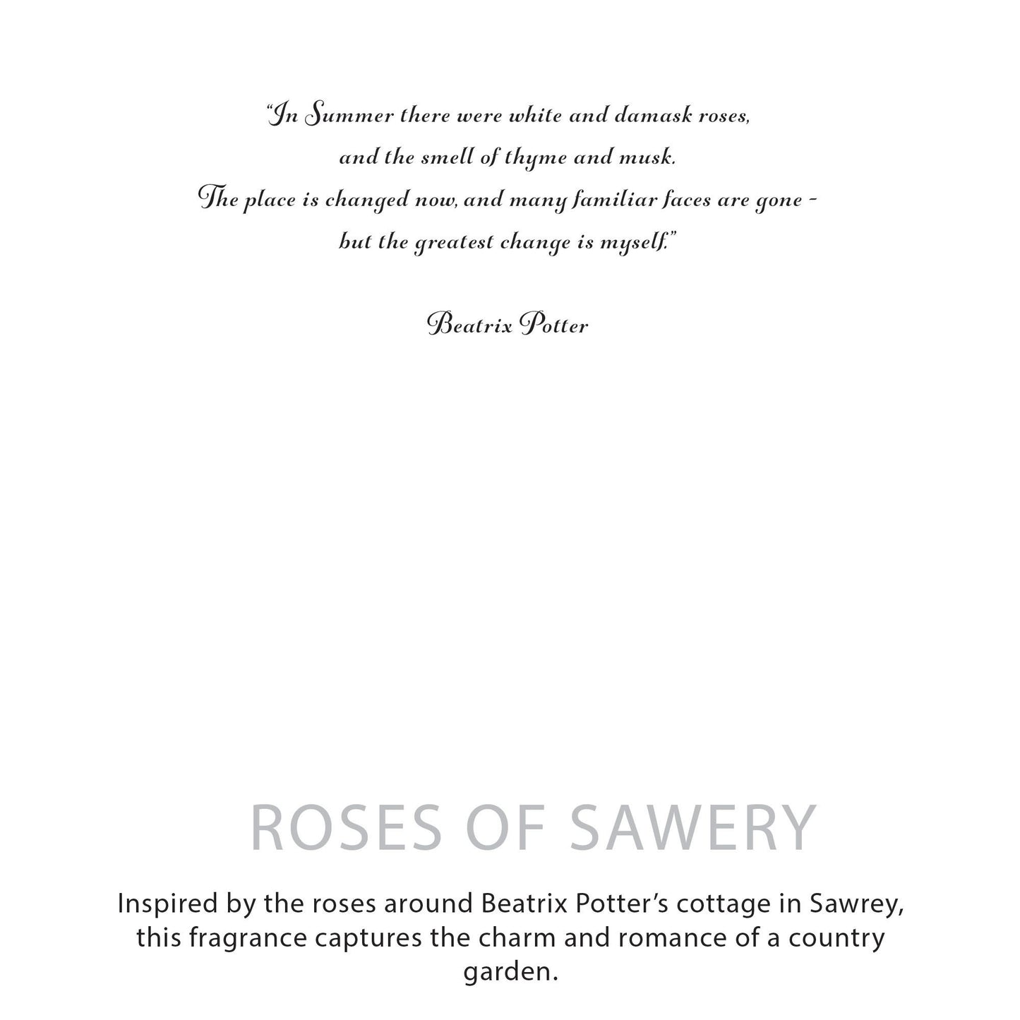 Espelma de cera de soja botànica Agnes + Cat - Roses of Sawrey