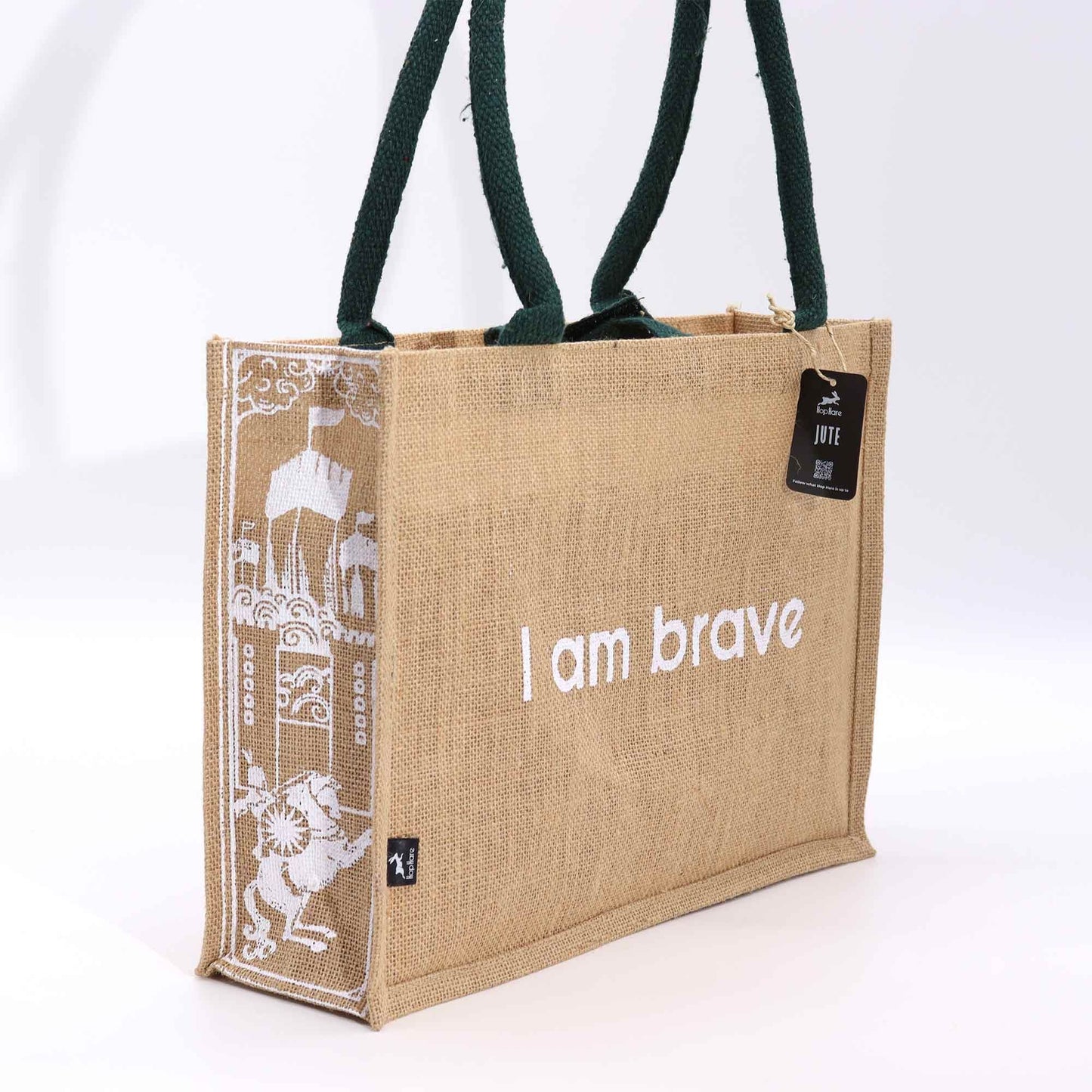 Bossa Gran de Jute Hop Hare - Sóc Valent/a