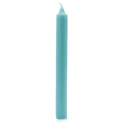 Espelmes a granel de color sòlid - Aqua rústic - Paquet de 10