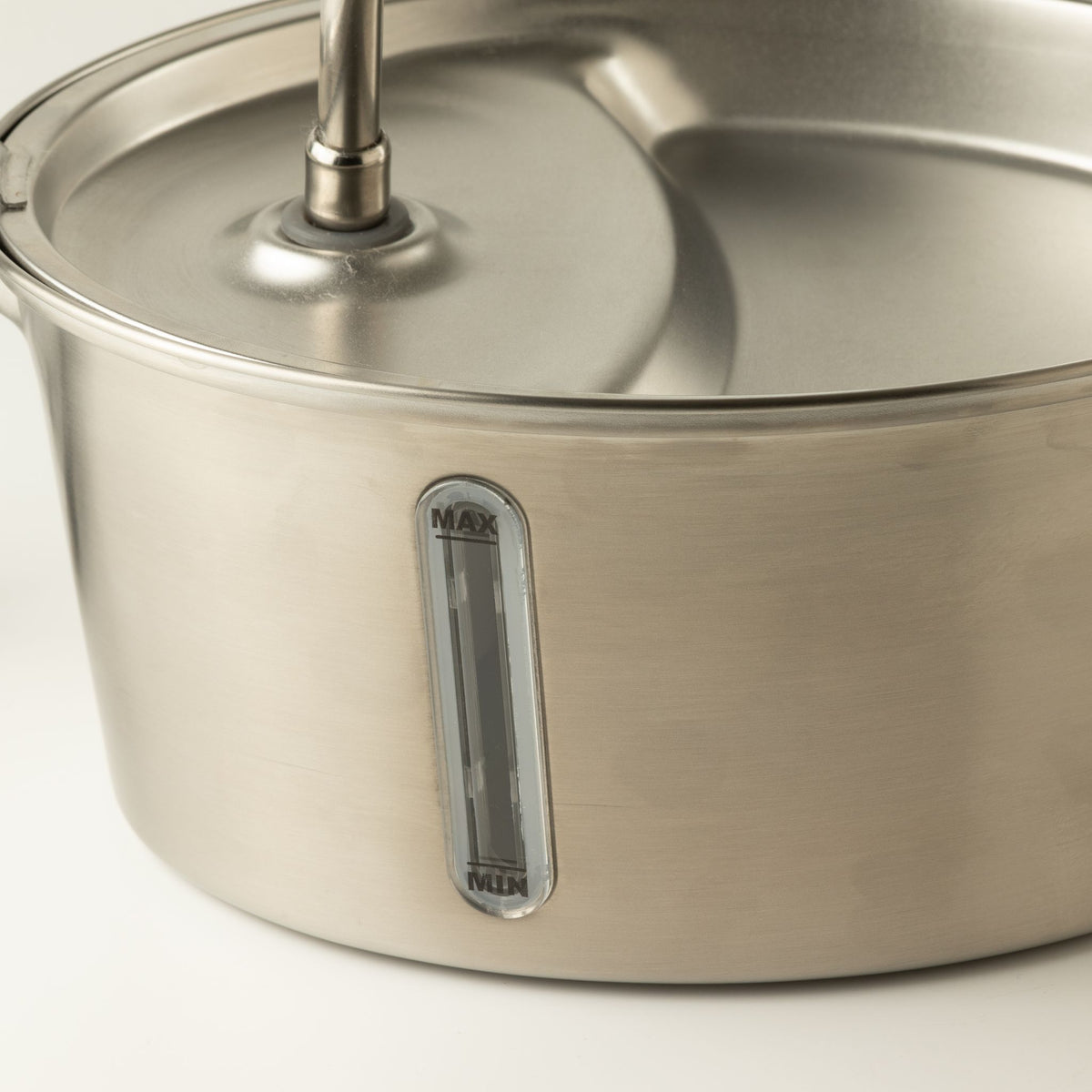 Fuente de agua eléctrica de 2.5 litros - USB - acero inoxidable para mascotas