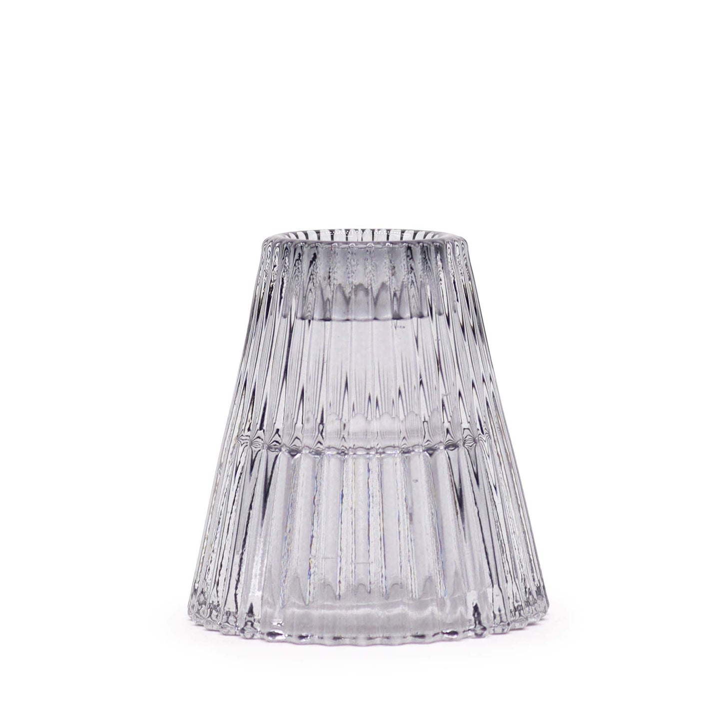 Candelabres reversibles per a sopar / espelmes de te - Gris mitjanit