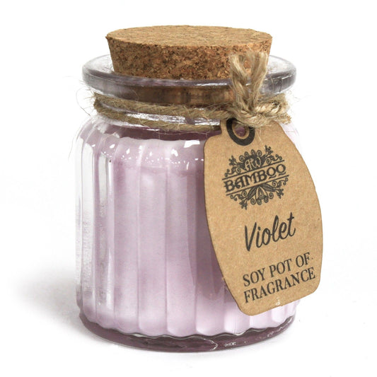 Espelma de Cera de Soja Pota - Violeta
