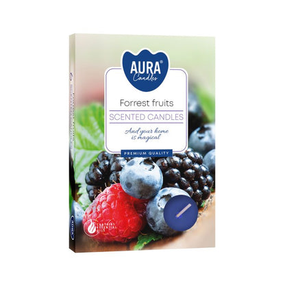 1x Joc de 6 Espelmes d'Espelmetes Perfumades - Fruites del Bosc