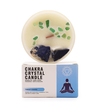 Espelmes de Cristall de Chakra - Chakra de la gola