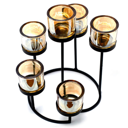 Candelabre de Ferro - Arbre - 6 Copes