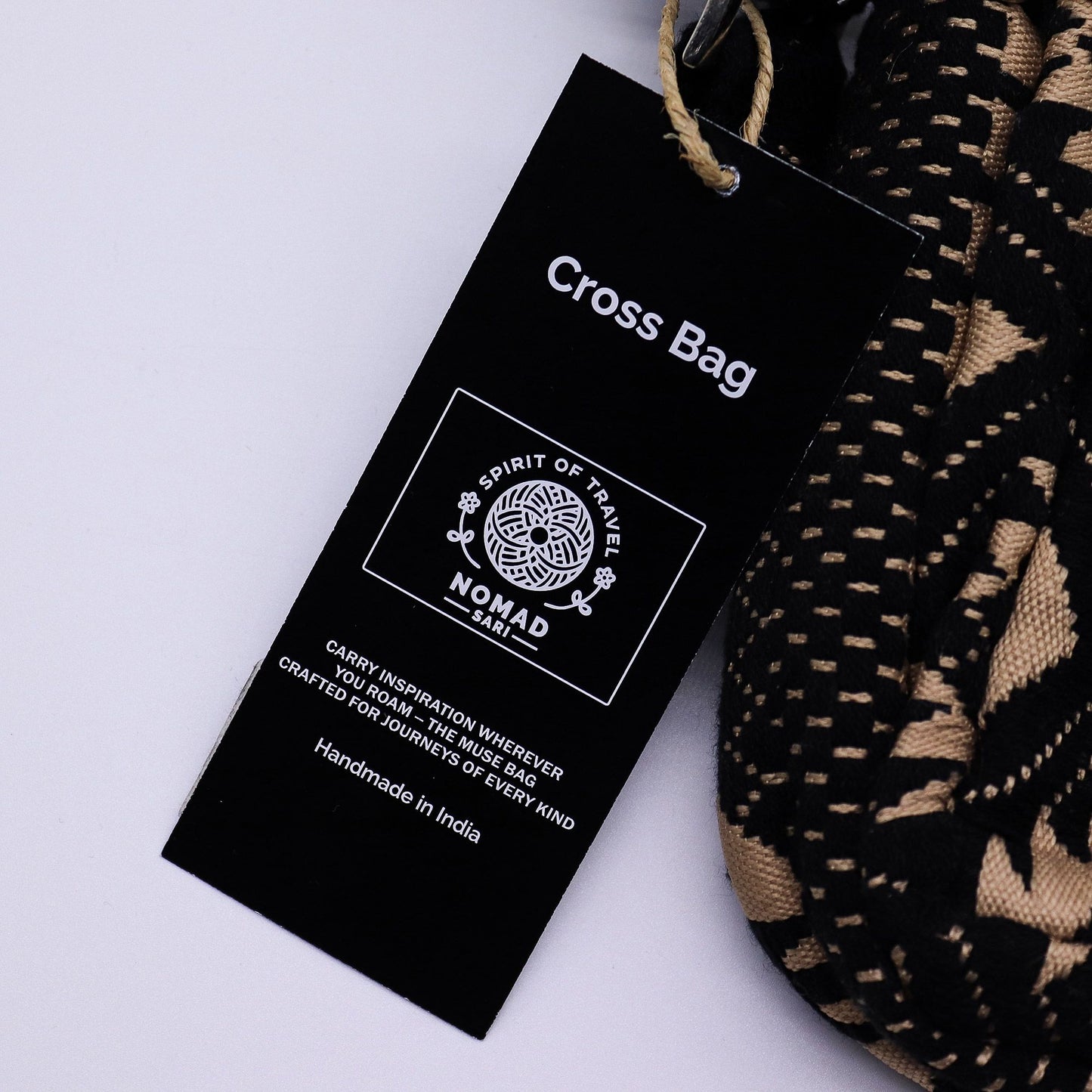 Bosses Jacquard Naturals - Telar del Desert - Bossa Bandolera