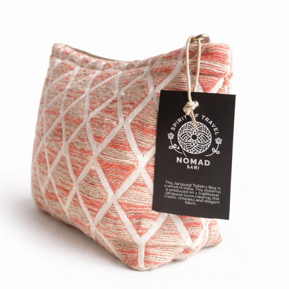 Necessari Nòmada Sari Indi Jacquard - Rose Lattice