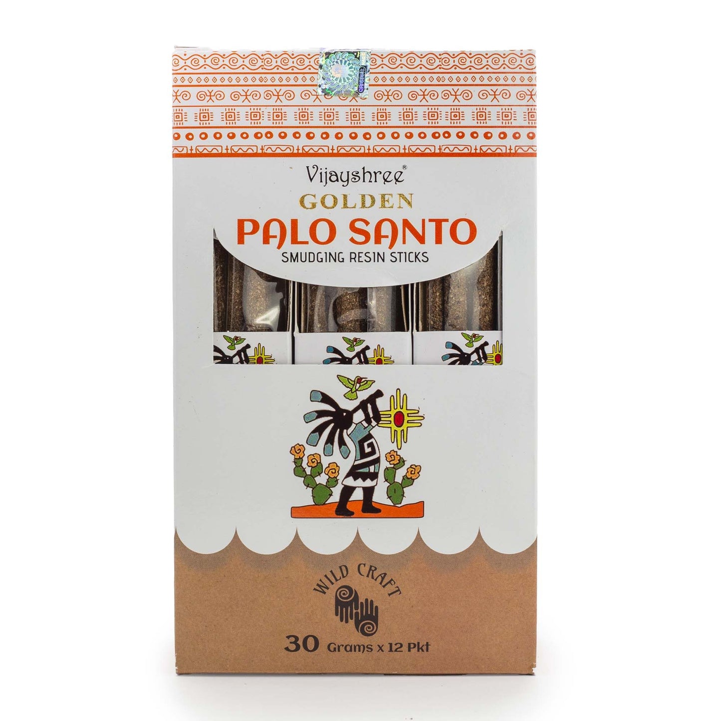 Varillas de resina para difuminar Palo Santo dorado de 30 g (6 unidades)