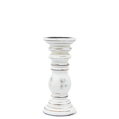 Candelabre clàssic - Blanc - 23x10cm - Petit