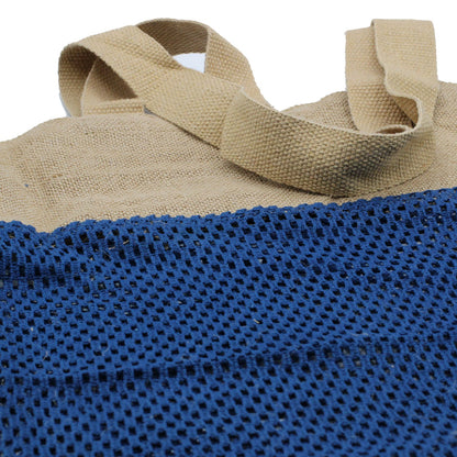 Bossa de malla de jute suau pur i cotó - Texà