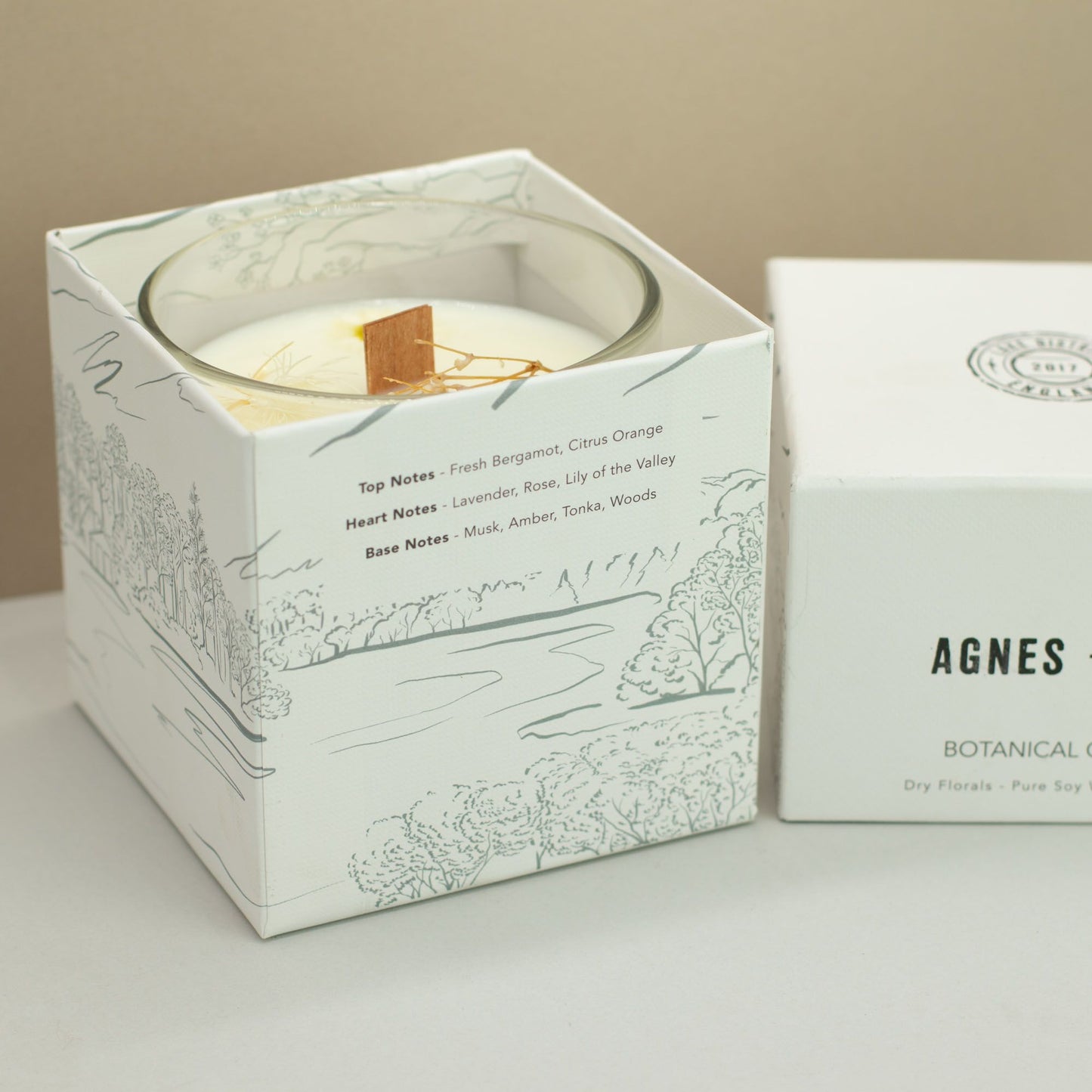 Espelma de Cera de Soja Botànica Agnes + Cat - Windermere