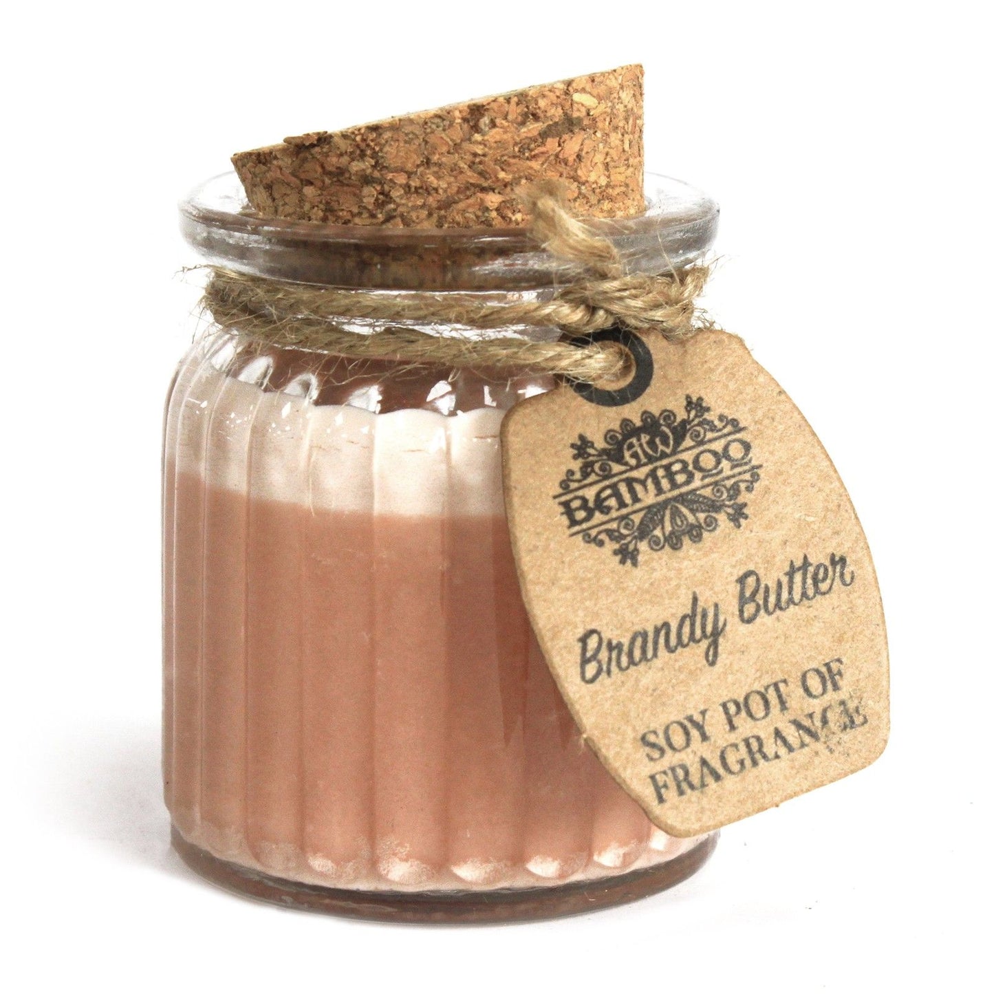 Espelma de Cera de Soia Pot - Mantega Brandy