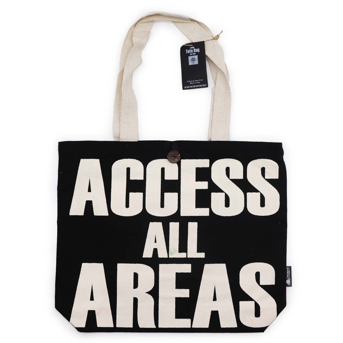 Bossa Bàsica Icònica - ACCÉS A TOTES LES ÀREES - Negre natural 10 oz (36 x 43 x 10 cm)