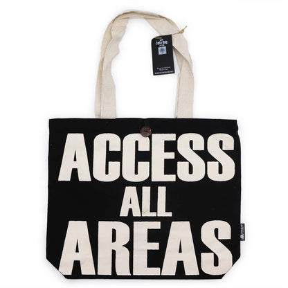 Bossa Bàsica Icònica - ACCÉS A TOTES LES ÀREES - Negre natural 10 oz (36 x 43 x 10 cm)