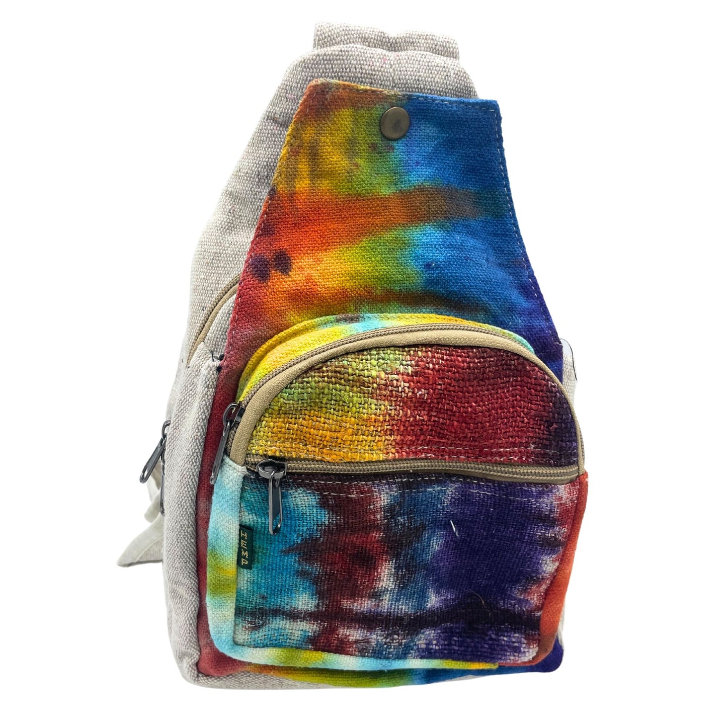 Bossa bandolera de cànem Tiedye