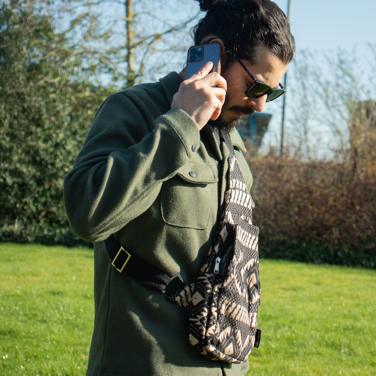 Bosses Jacquard Naturals - Telar del Desert - Bossa Bandolera