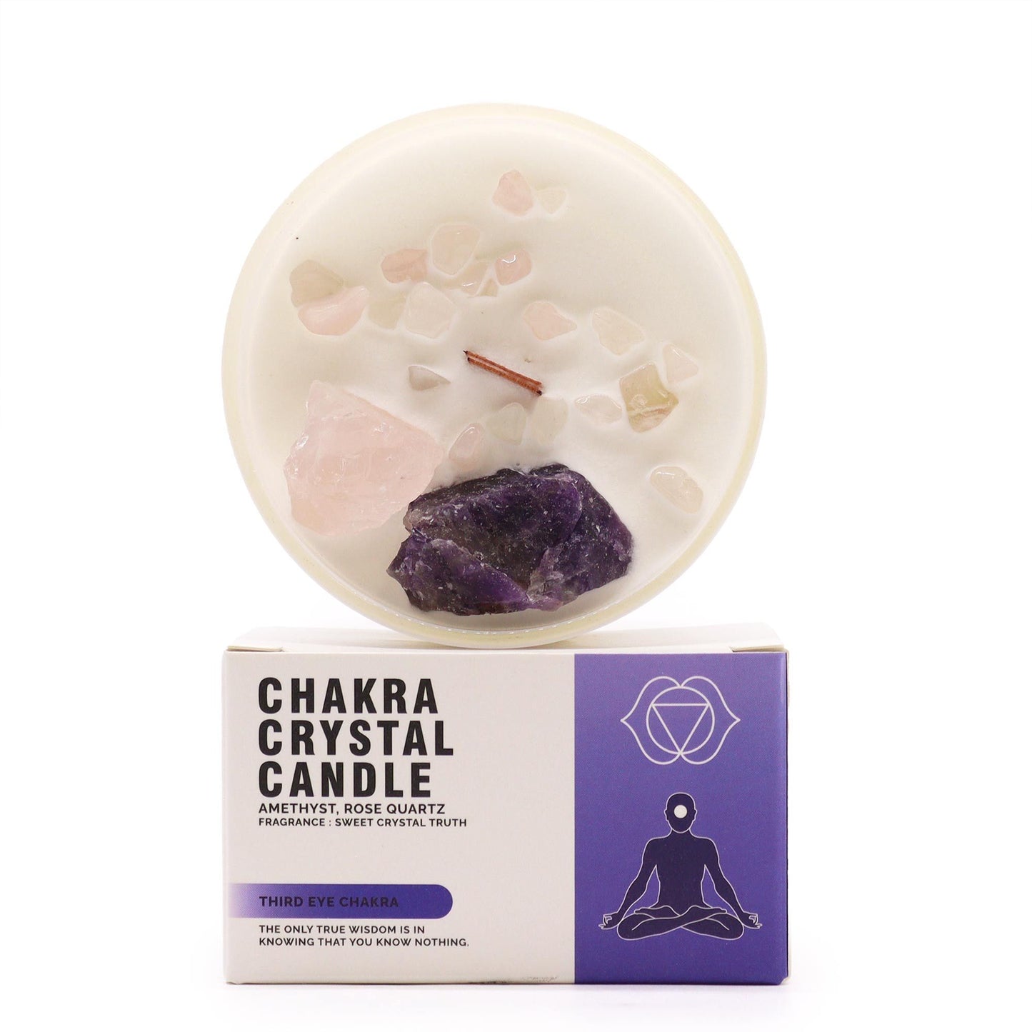 Espelmes de Cristall de Chakra - Chakra del tercer ull