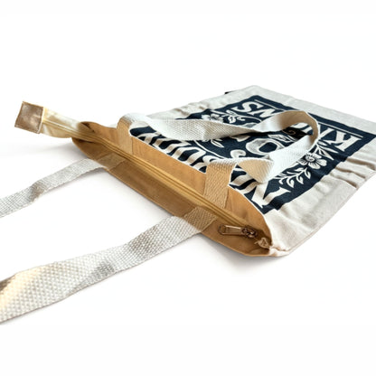 Bossa Tote Nomad Sari Iconic Toni - Nobody Knows 67 - Natural 10oz