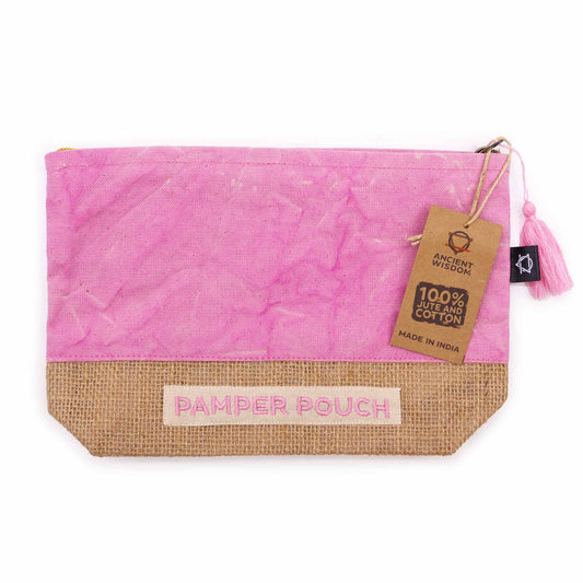 Bossa de Cuidat Personal - Rosa i Lila - Rentat a la Pedra