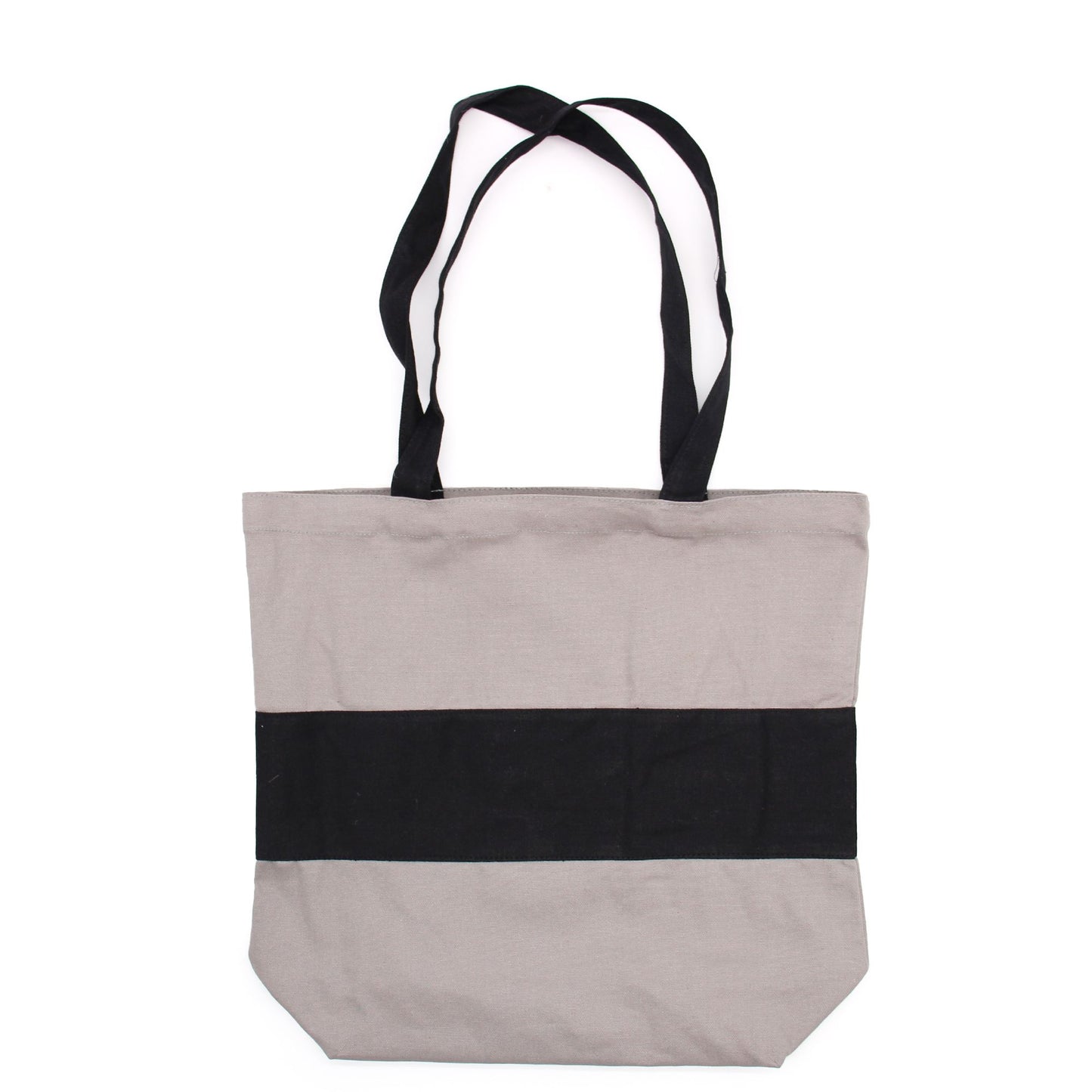 Bosses de Cotó de Dos Tons - 38x42x12cm - Gris i Negre - 280g
