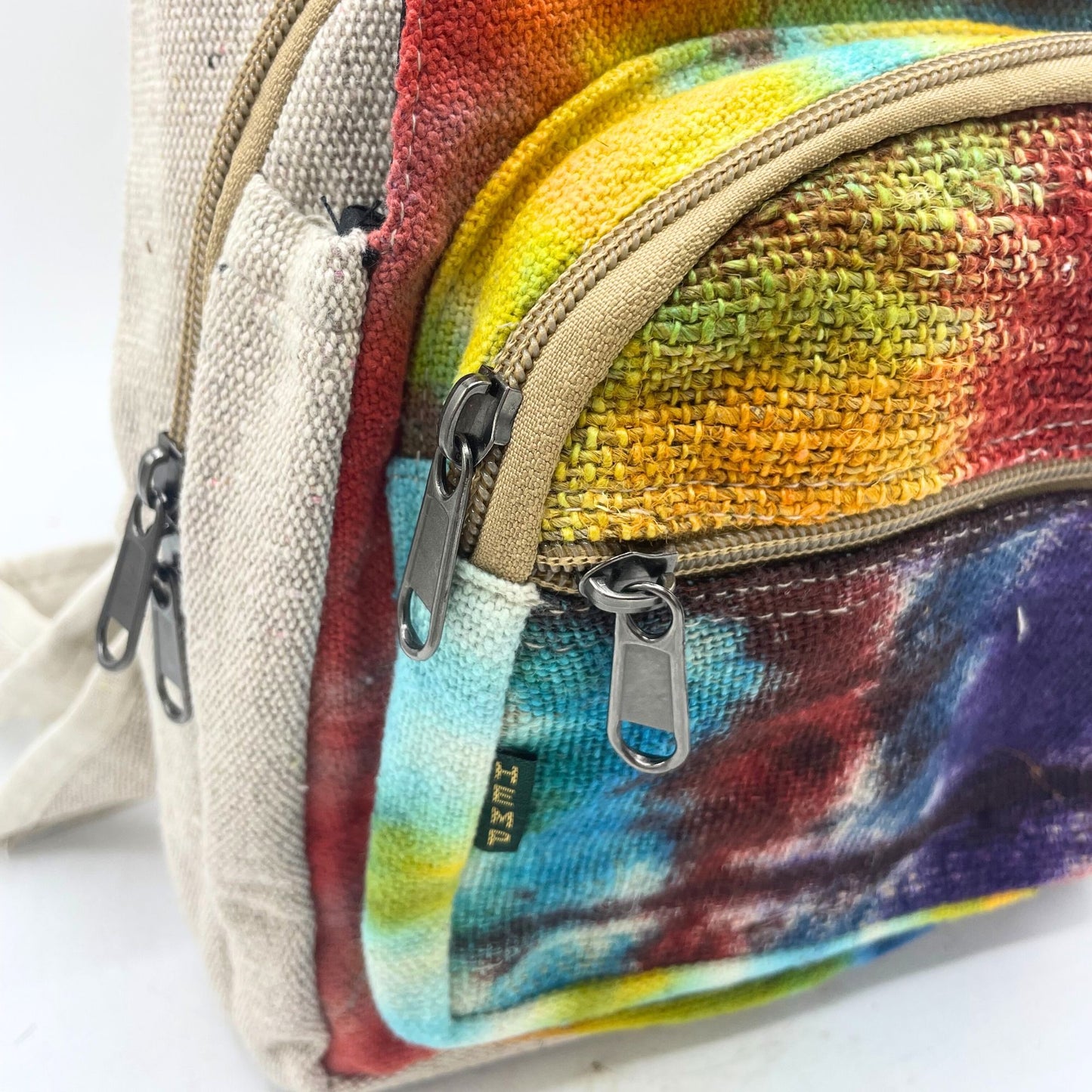 Bossa bandolera de cànem Tiedye