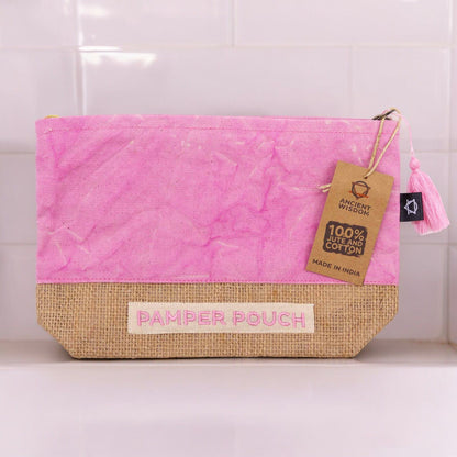 Bossa de Cuidat Personal - Rosa i Lila - Rentat a la Pedra