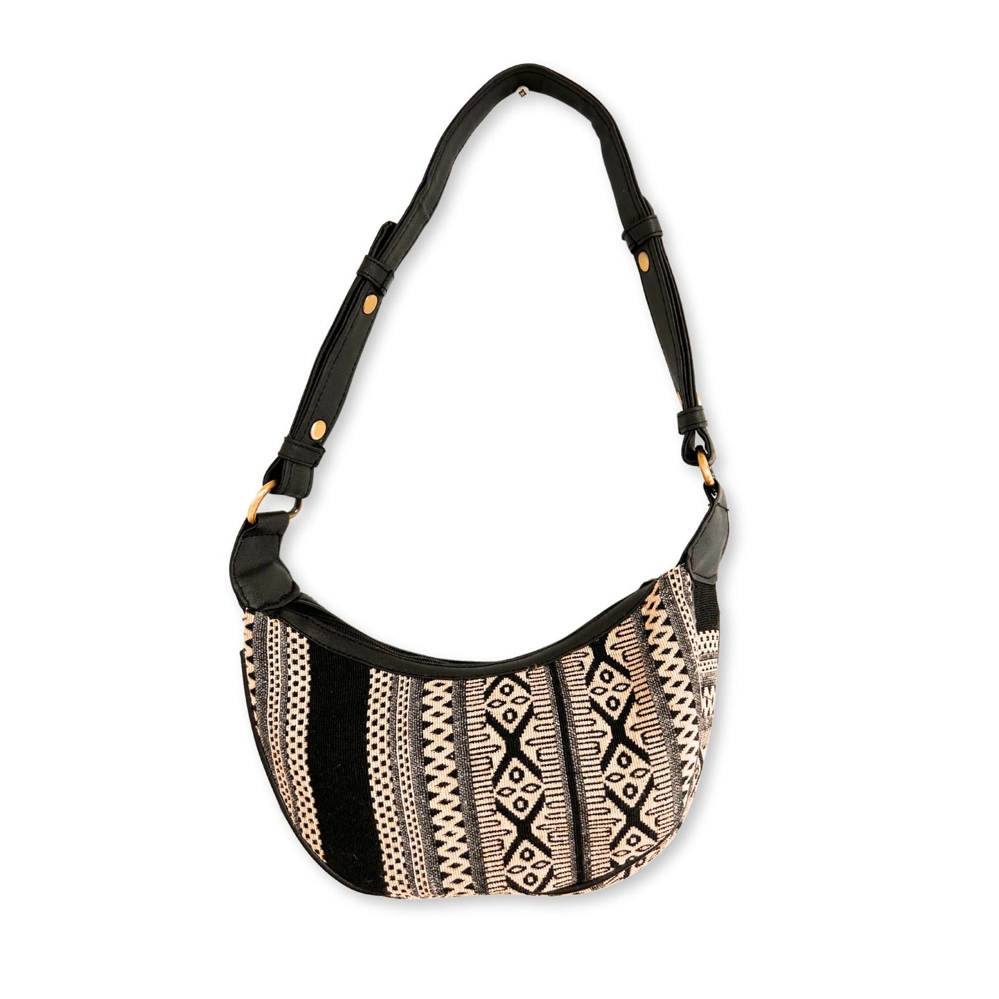 Bossa Hobo de Jacquard - Gris Metro (corretja negra)
