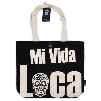 Bossa Bàsica Icònica - Mi Vida Loca - Negre natural 10 oz (36 x 43 x 10 cm)