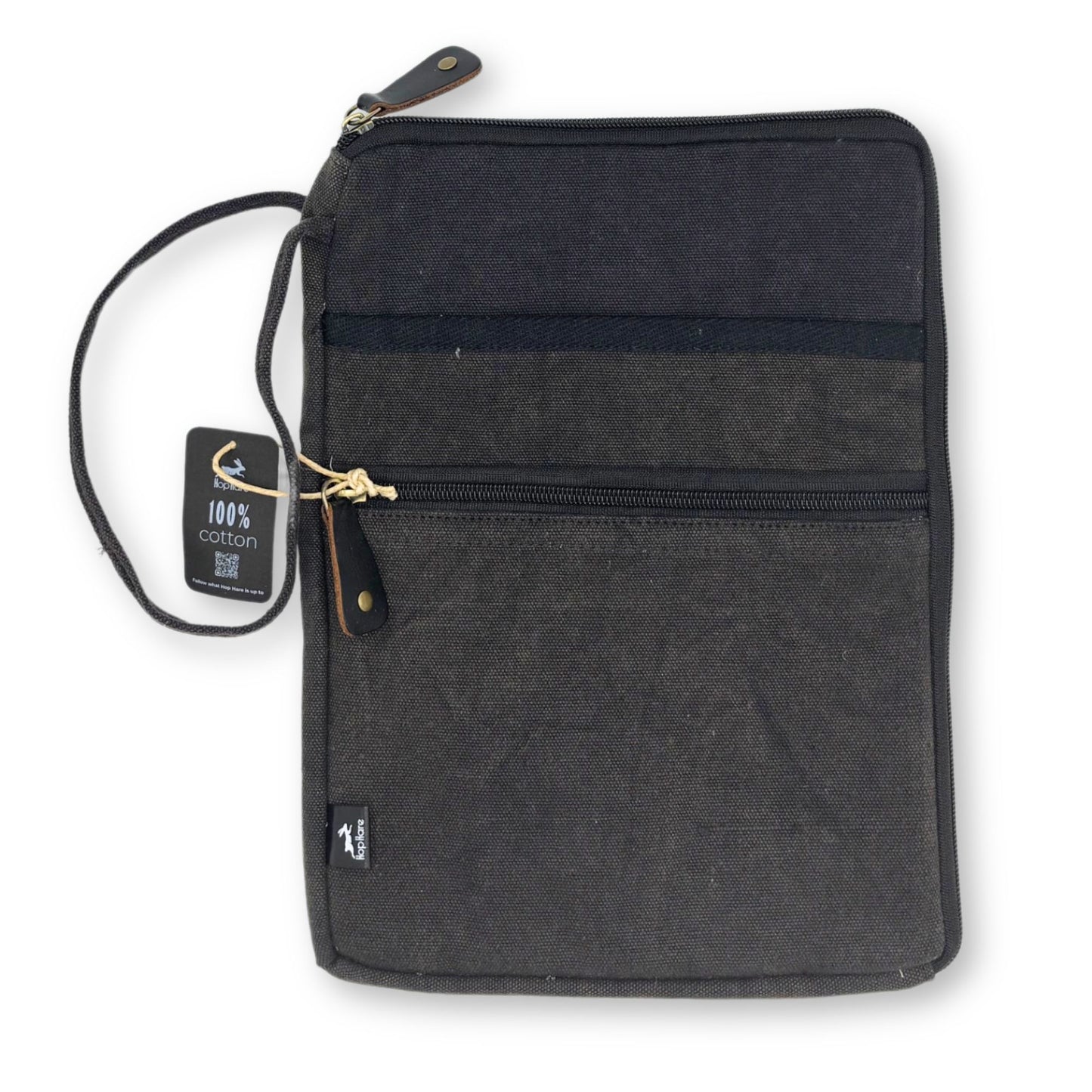 Funda de Lona per a Portàtil Hope Hare - Charcoal